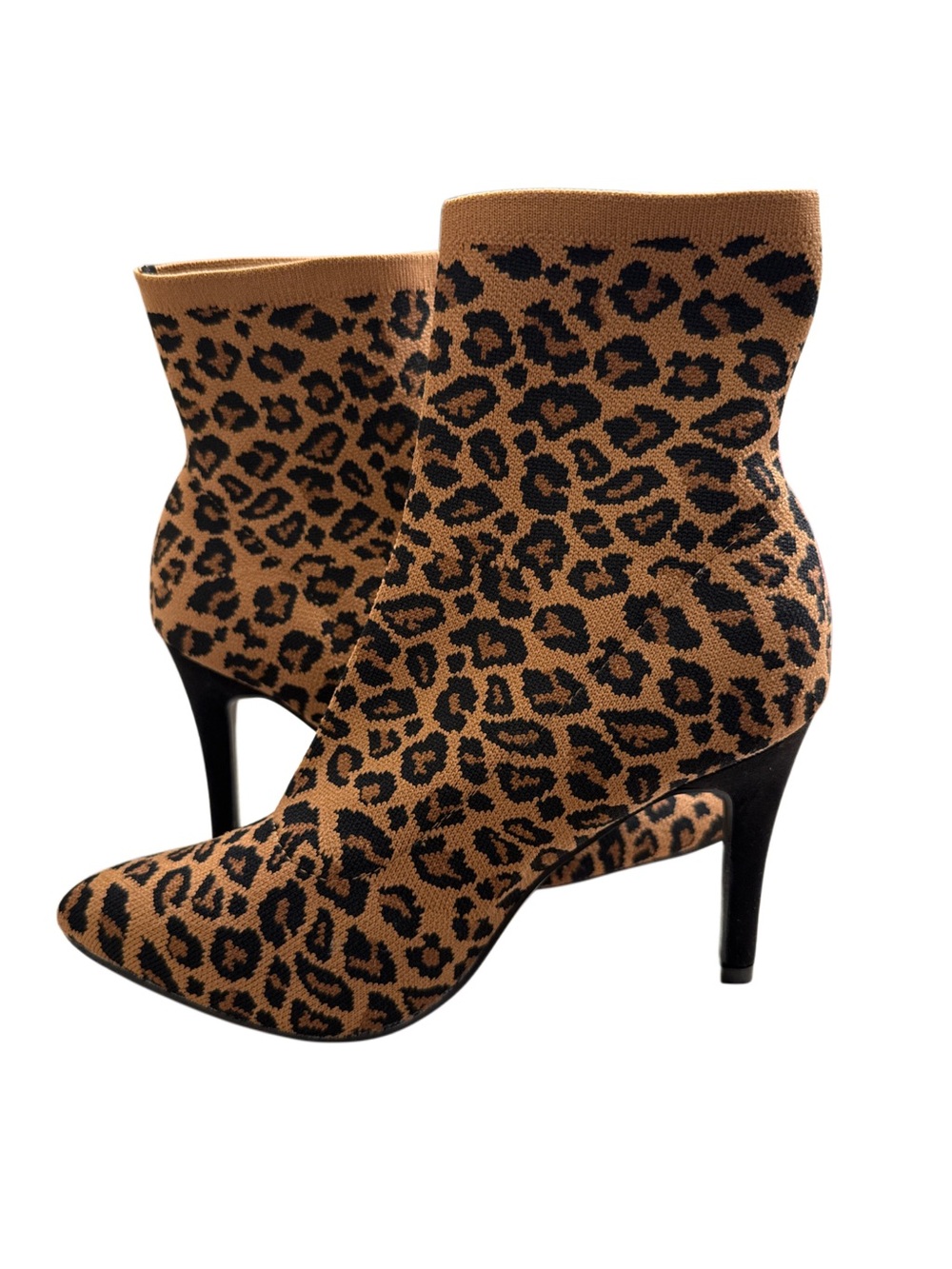 MIA McKINLEY LEOPARD SOCK BOOTIE NWT